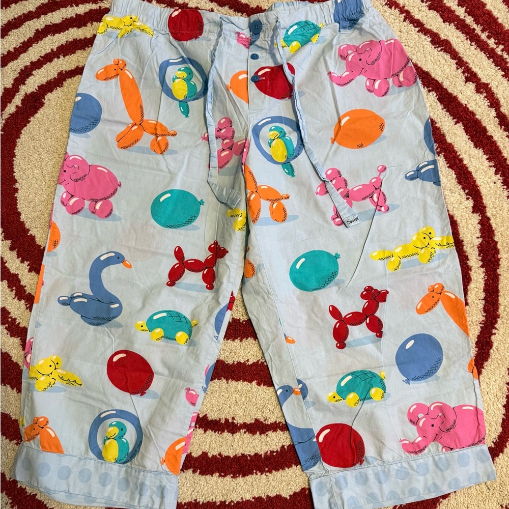 Women’s Balloon Animal capri PJ/Lounge pants.